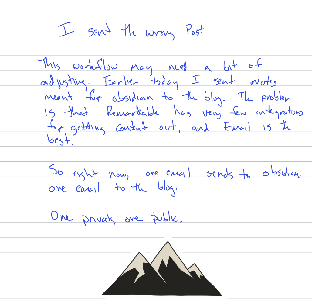 handwritten page
