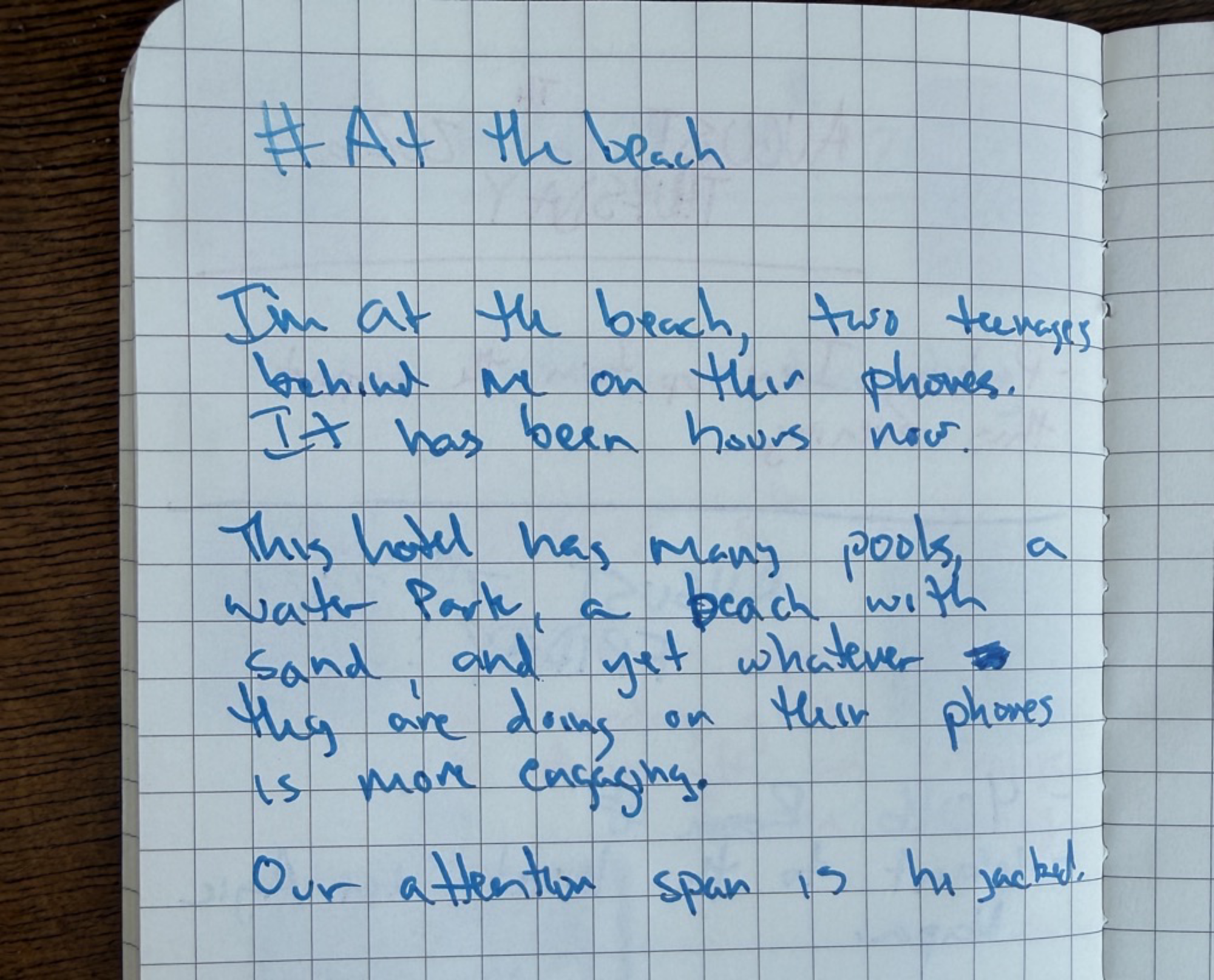 handwritten page