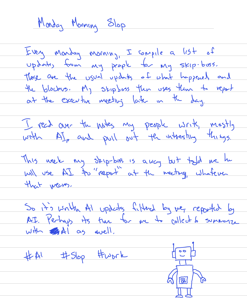 handwritten page