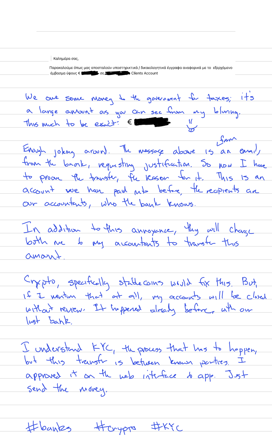 handwritten page