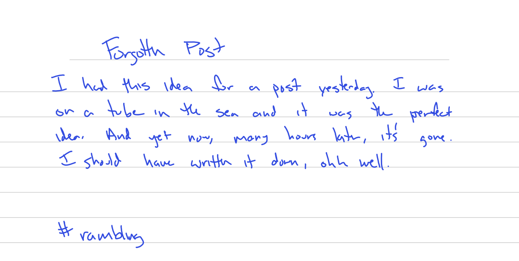handwritten page