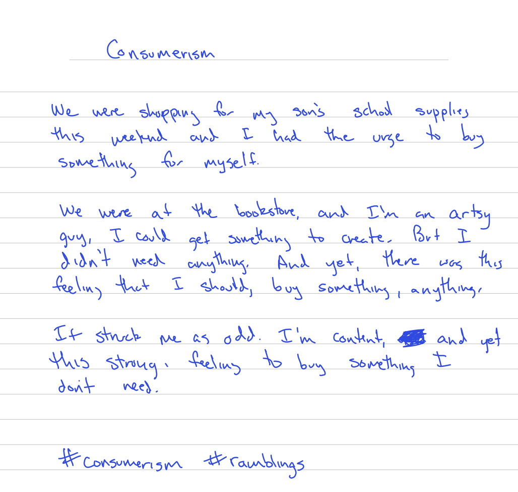 handwritten page