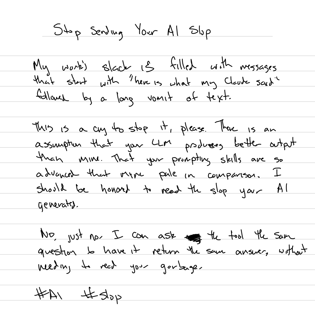 handwritten page